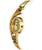 Golden Analog Watch For Women