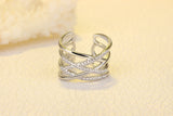 Sterling Silver Adjustable Size Rings