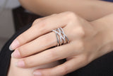 Sterling Silver Adjustable Size Rings