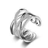 Sterling Silver Adjustable Size Rings