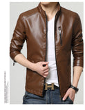 Men's PU leather jacket