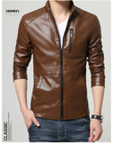 Men's PU leather jacket