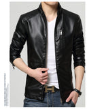 Men's PU leather jacket