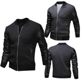 High Quality Casual Men Leather Jacket Coat