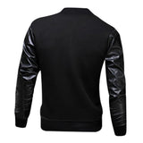 High Quality Casual Men Leather Jacket Coat