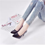 Women's Pointed Shallow Mouth Work Shoes